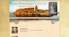 Desktop Screenshot of omvaisnava.com